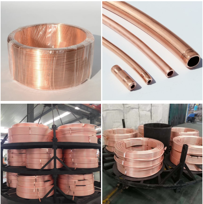 Pancake Coil Refrigeration Coil Copper pipe Copper tube for Refrigerator