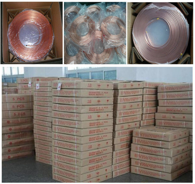 Pancake Coil Refrigeration Coil Copper pipe Copper tube for Refrigerator