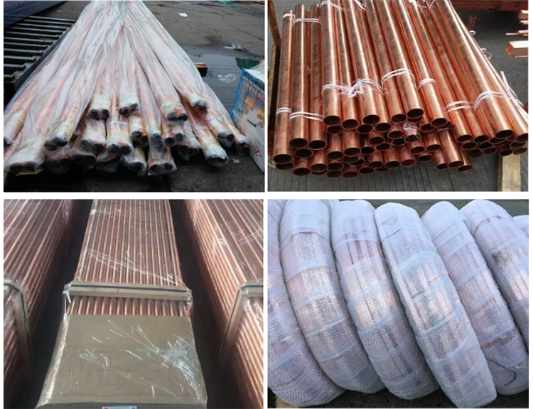 Refrigeration copper tube coil copper pipe 3/8 1/4 air condition and refrigerator copper tube