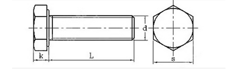 DIN934 Duplex 2520 Ss310s 1.4845 Heavy Hex Nut Hex Bolt