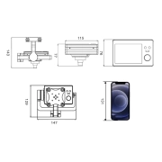 CF-M7R IV Full-Frame Mapping Camera For VTOL Fixed-wing UAV Drone PPK System