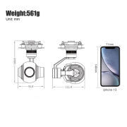 KF10 Ethernet output 360° rotation 10x Optical Zoom Gimbal Camera for Drone UAV Aircraft VTOL