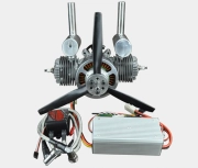 KYF-280 Gasoline Engine-generator Hybrid Power System VTOL Fixed Wing Drone 40KG Takeoff Weight