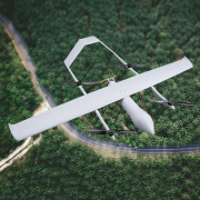 KYF-280 Gasoline Engine-generator Hybrid Power System VTOL Fixed Wing Drone 40KG Takeoff Weight