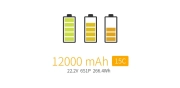 Tattu Plus Intelligent 12000mAh 15C 22.2V 6S1P Lipo Battery