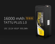 Tattu Plus Intelligent 16000mAh 15C 22.2V 6S1P Lipo Battery TATTU Smart Lipo Battery for agricultural drone