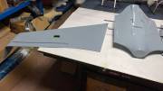 electric VTOL Kevlar Monoplane aircraft KIT frame for long endurance surveillance UAV building