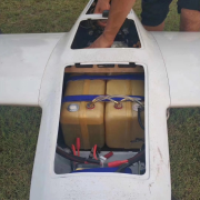 Long Endurance Fuel Power Fixed Wing gasoline VTOL UAV Surveillance Survey Mapping Gasoline Engine KIT Frame