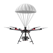 Drone parachute system for commercial drone safety 10-100KG load capacity