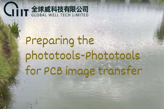 Preparing the phototools-Phototools for PCB image transfer