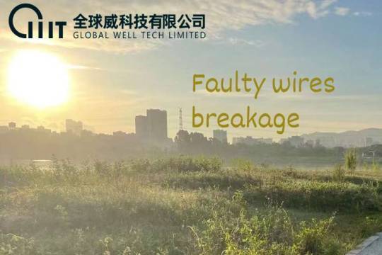 Faulty wires breakage