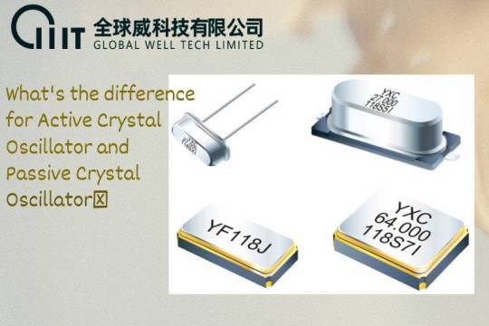 What's the difference for Active Crystal Oscillator and Passive Crystal Oscillator?
