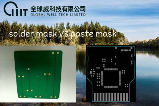 What's the differences between solder mask and paste mask
