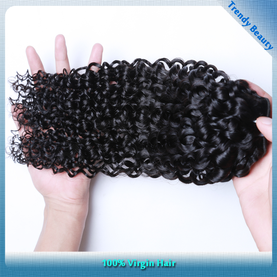7A Unprocessed Peruvian Virgin Hair Kinky Curly Virgin Hair Big