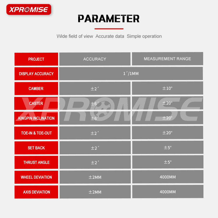 XPROMISE FULL AUTOMATIC 3D WHEEL ALIGNMENT EQUIPMENT/WHEEL ALIGNMENT MACHINE/3D WHEEL ALIGNMENT XP-A10 Yantai Lift Equipment co., ltd 3d wheel alignment equipment,wheel alignment machine,3d wheel alignment