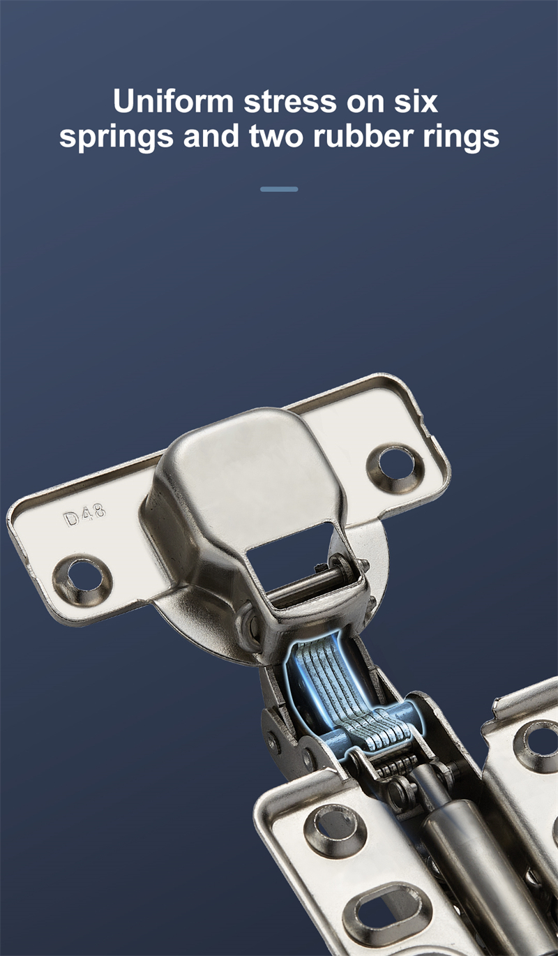 Fix Base Soft Closing Hinge 35mm Cup Hydraulic Cabinet Door Hinge Concealed Furniture Hardware