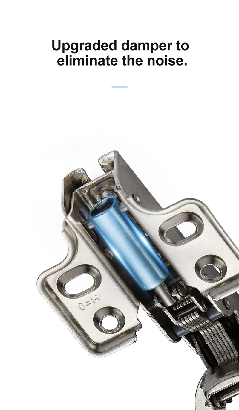Fix Base Soft Closing Hinge 35mm Cup Hydraulic Cabinet Door Hinge Concealed Furniture Hardware