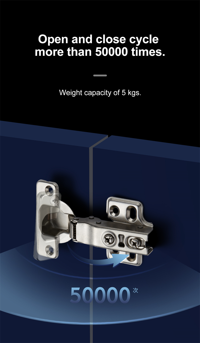 Fix Base Soft Closing Hinge 35mm Cup Hydraulic Cabinet Door Hinge Concealed Furniture Hardware