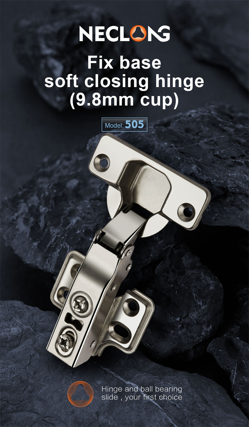 Soft Close Concealed Hinge Fixed Base Hydraulic Hinges Furniture Door Hardware