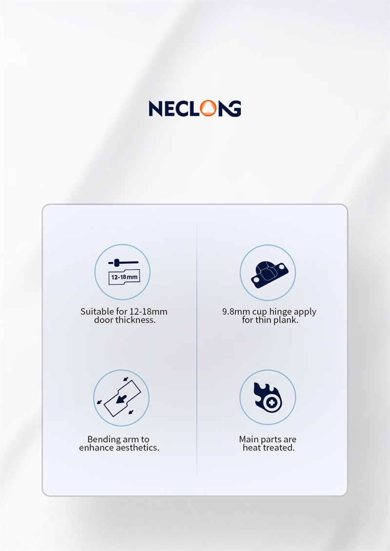 Soft Close Concealed Hinge Fixed Base Hydraulic Hinges Furniture Door Hardware