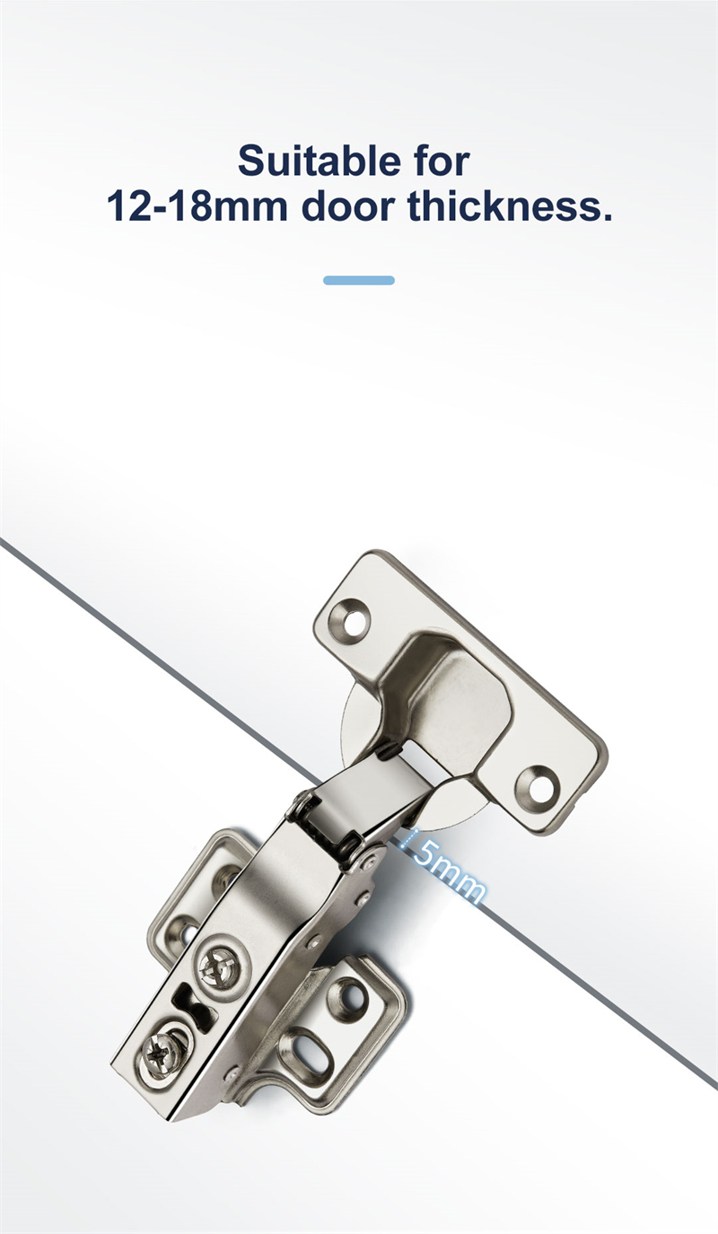 Soft Close Concealed Hinge Fixed Base Hydraulic Hinges Furniture Door Hardware