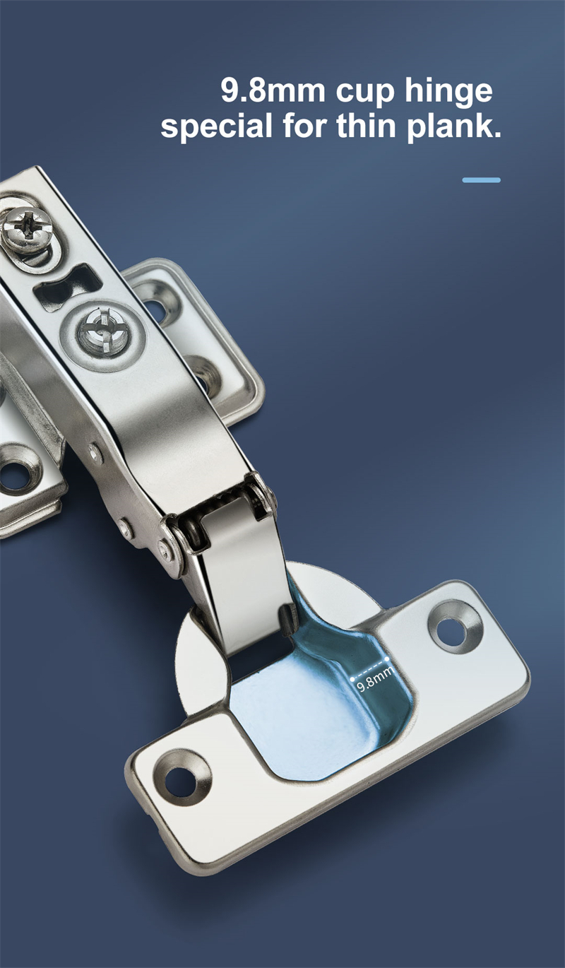 Soft Close Concealed Hinge Fixed Base Hydraulic Hinges Furniture Door Hardware