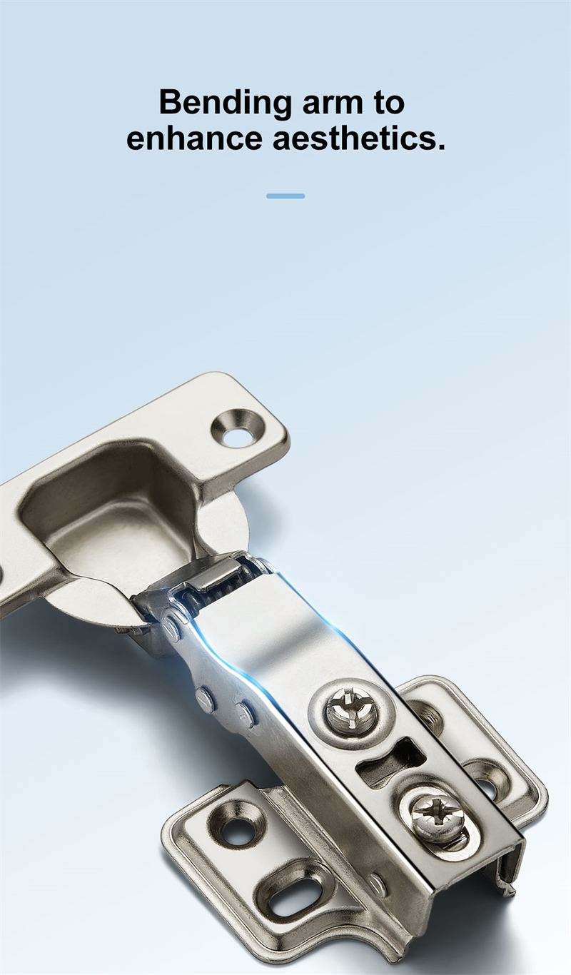 Soft Close Concealed Hinge Fixed Base Hydraulic Hinges Furniture Door Hardware