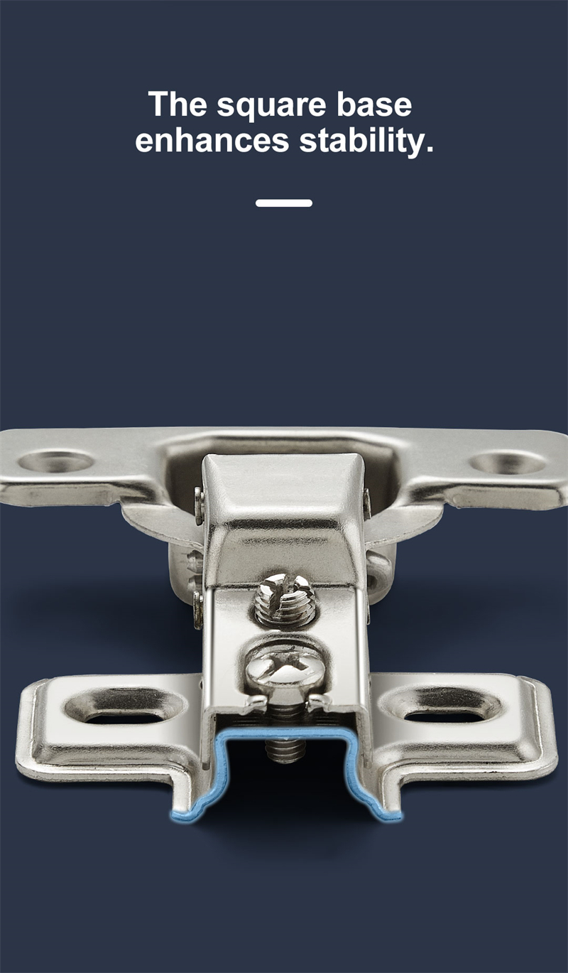 American Short Arm Hinge 35mm Furniture Hardware 2D Hinge Concealed Door Hinge with Hook