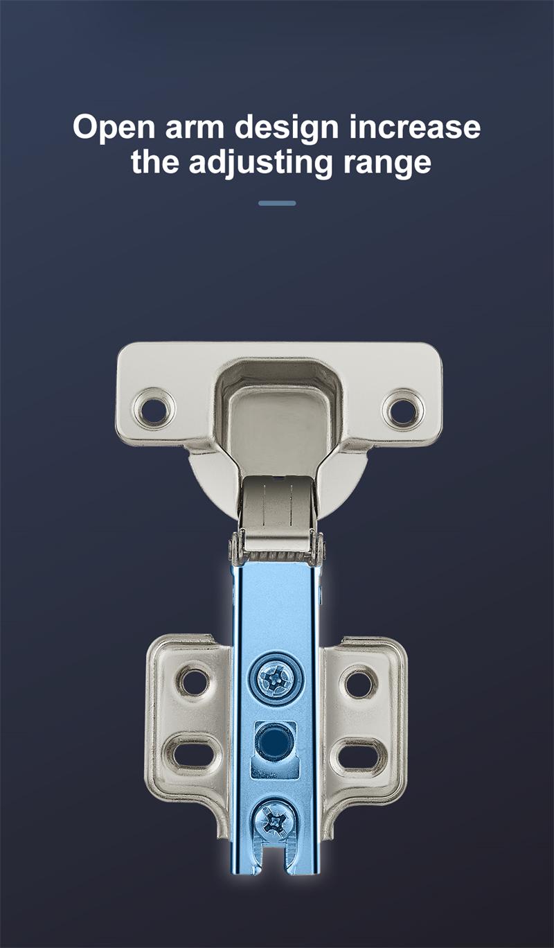 One Way Normal Hinge Slide-on Soft Close 35mm Cup Furniture Fitting Hinge for Kitchen Cabinet