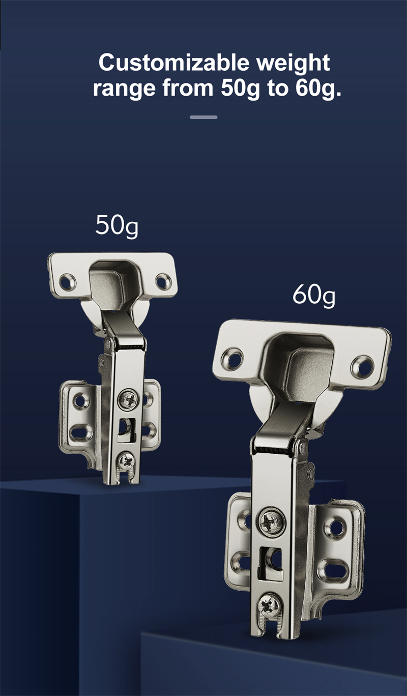 One Way Normal Hinge Slide-on Soft Close 35mm Cup Furniture Fitting Hinge for Kitchen Cabinet