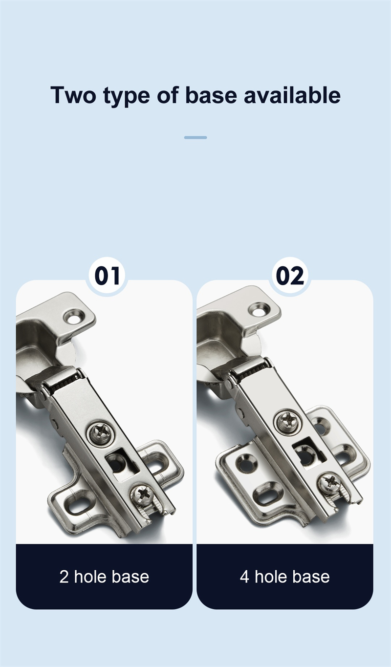 One Way Normal Hinge Slide-on Soft Close 35mm Cup Furniture Fitting Hinge for Kitchen Cabinet