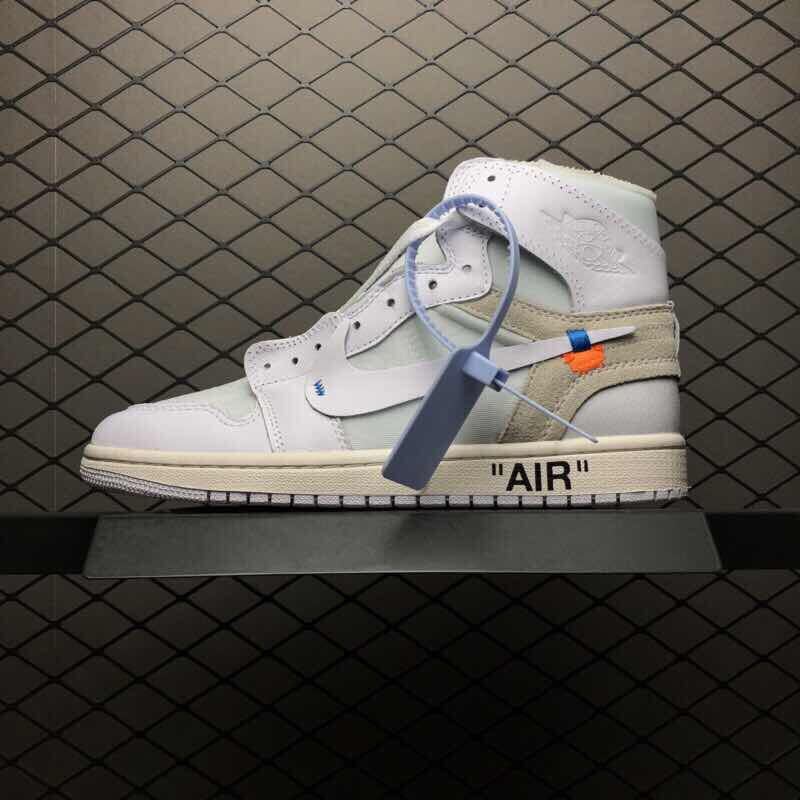 off white triple white jordan 1