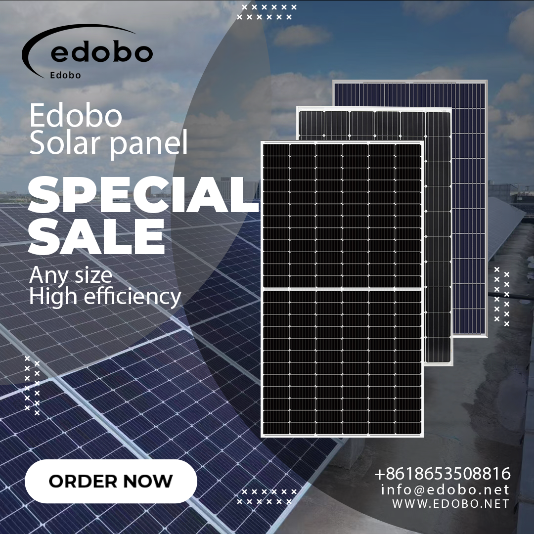 Edobo 400W Monocrystalline solar panel factory price China's top solar panel 385w 390w solar panel