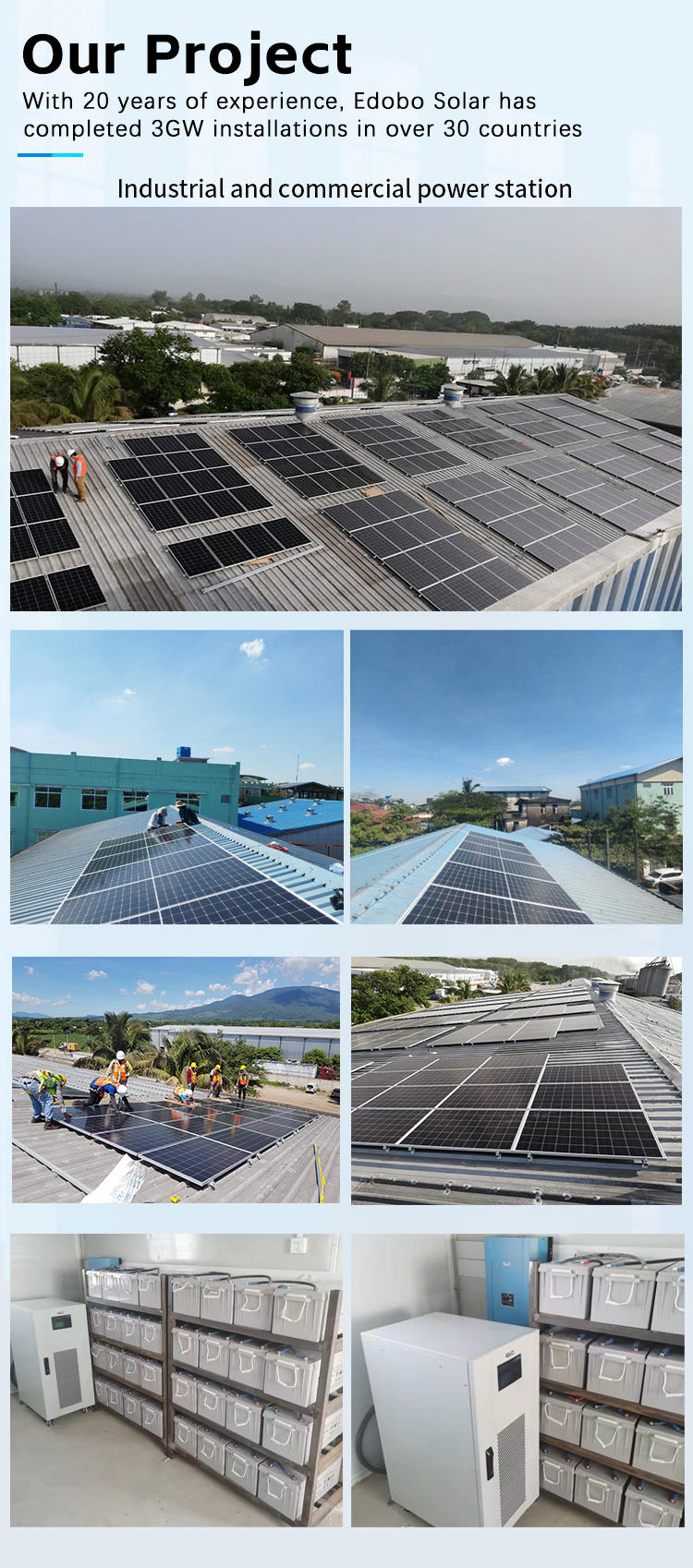 Edobo 25Kw On grid Solar Power Installation