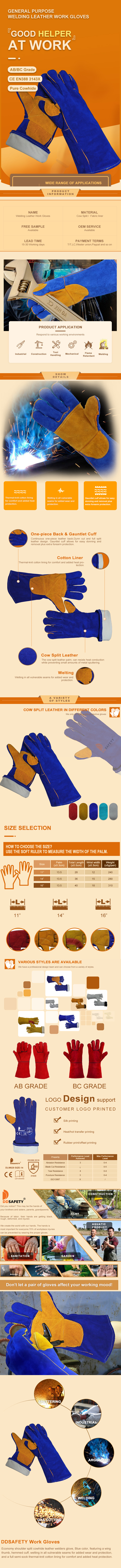 China OEM Industrial Blue Welding Cow Split Leather Safety Working Gloves - DLW629 China OEM Industrial Blue Welding Cow Split Leather Safety Working Gloves - DLW629 welding gloves,Protective Industrial Products,Welding Cow Split Leather Safety Working Gloves