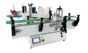 Automatic desktop round bottle position labeling machine
