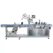 Carton top & bottom labeling machine