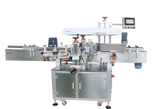 Shampoo bottle labeling machine