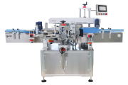 Container two sides labeling machine