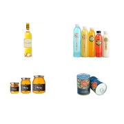 Oil bottle labeling machine