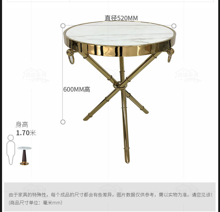 GXY6034 rose gold metal small Round Coffee Table side table with marble top luxury contempoary gold metal small Round Coffee Table side table with marble top foshan coffee table,guangzhou coffee table,shenzhen coffee table,India furniture,Dubai furniture
