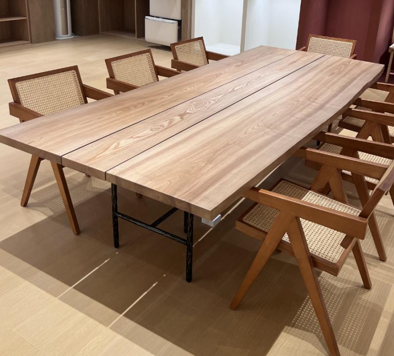  TBG-S01 natrual solid wood  conference office desk 8 chairs dining  set modern wooden conference table office desk set 10 chairs dining set solid wood ding set,modern wooden dining set,dining room furniture,Nordic dining set,conference table,10 chairs dining set