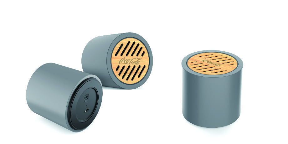 300MAH Cement Bluetooth Speaker with Bamboo supplier