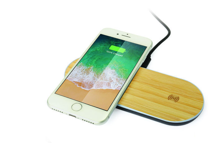 Wireless Charger Free Style Light Mobile Phone Bamboo Charger Double For Phone & More supplier