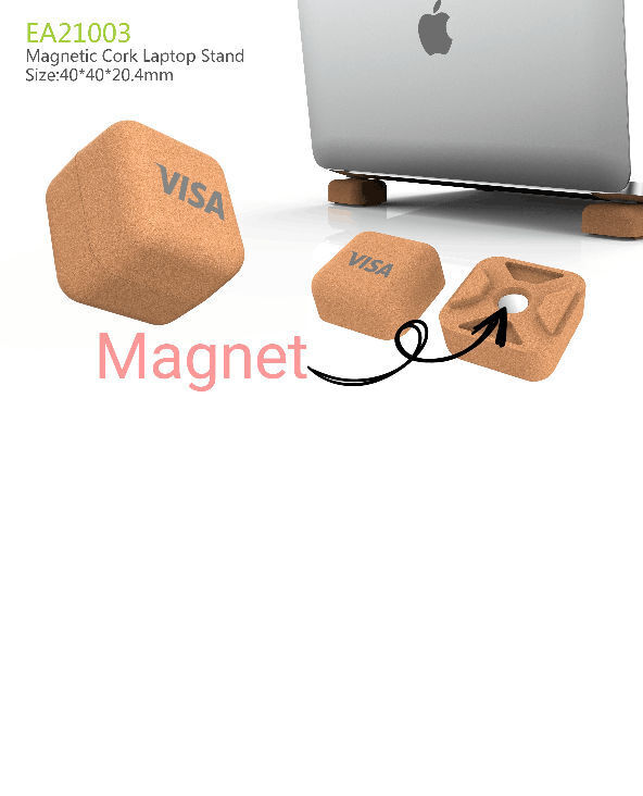 Magnetic Cork Laptop Stand supplier