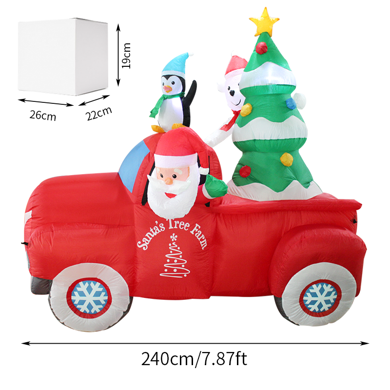 santa claus car christmas tree Beautiful Outdoor Toy Santa Claus Car hat christmas tree Penguin large outdoor christmas Inflatable decorations santa claus car,christmas tree