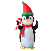 inflatable santa hat penguin
