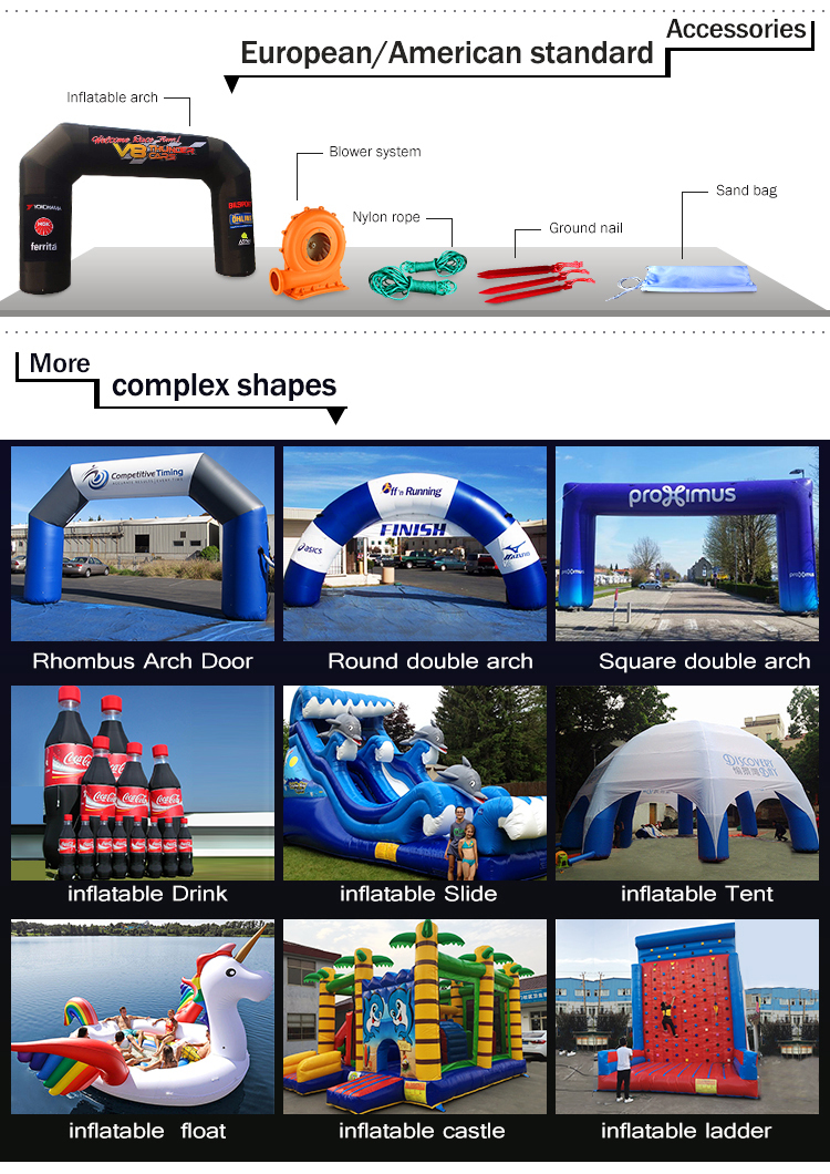 start finish arch Hot Customized start finish line advertising inflatable race arch start finish arch,advertising inflatable race arch