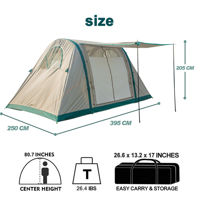 Waterproof Tent Hot Four-season 10 person Winter Waterproof Outdoor Luxury Hotel Desert Pop Up Air Tent Inflatable Camping Tent for 8 person Waterproof Tent,Inflatable Camping Tent