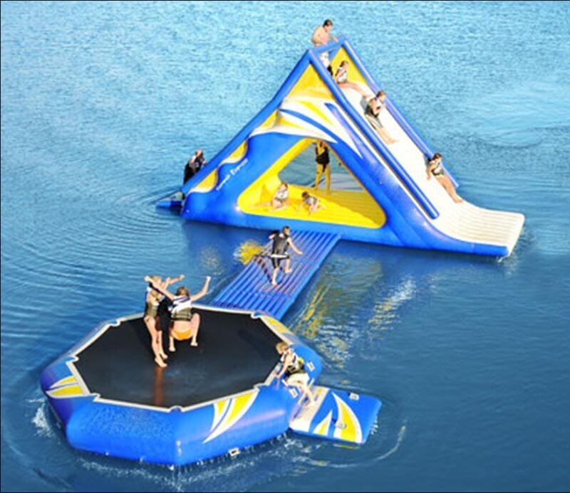 Giant lake inflatable water blob tower for adult  